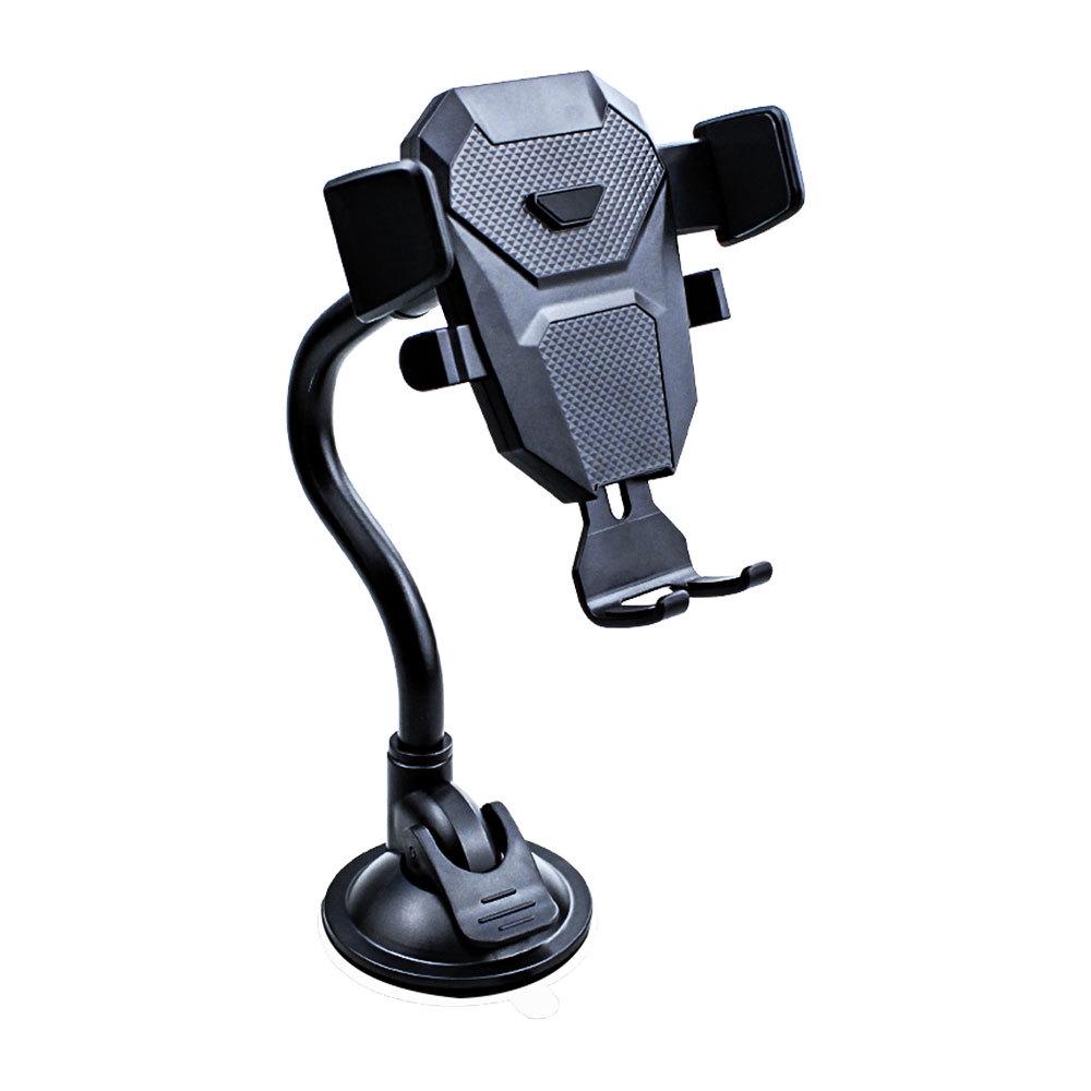 Telescopic Automatic Locking Car Phone Holder with Suction Cup & Air Vent Mount