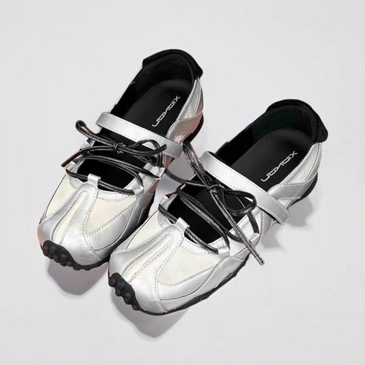 5cm inner height increase Mary Jane women's shoes summer 2025 new versatile casual sports shoes ballet shoes trendy girl