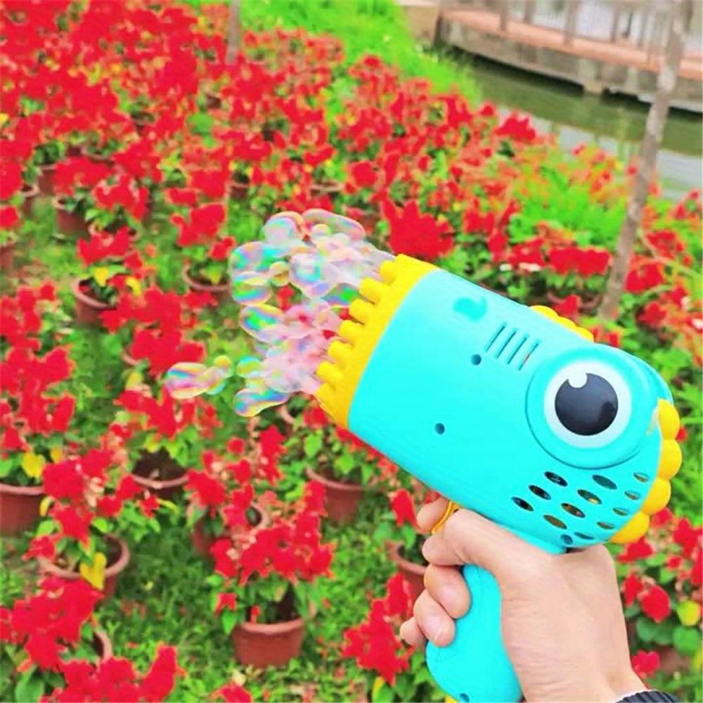 40 Holes Dinosaur Bubble Gun, Outdoor Bubble Machine Toys, Handheld Outdoor Bubble Gun Toys Seaside And Beach Accessories
