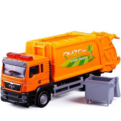 1/64 Man camion della spazzatura modello di bidone della spazzatura modello di auto regalo giocattolo veicolo per bambini
