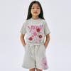 [mardimercredi] Kids T-Shirt Flowermardi Blossom_Oatmeal Pink