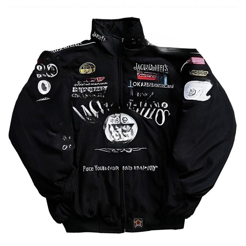 F1 Embroidered Racing Jacket Motorcycle Riding Windbreaker Casual Sportswear