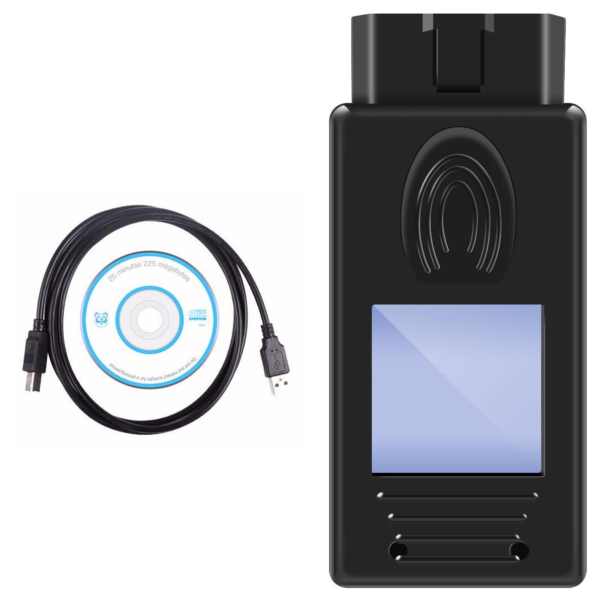 

Автомобильный диагностический сканер 1.4.0 Программатор USB диагностический интерфейс разблокировка набор инструментов для BMW многофункциональный автоматический диагностический инструмент чёрный