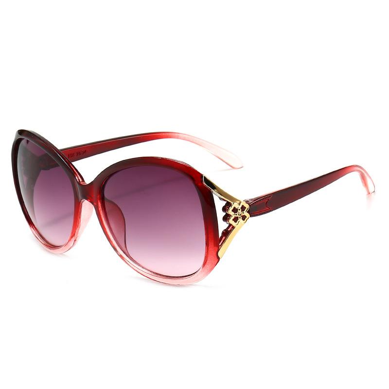 Four-Leaf Clover Sunglasses Ins Women'S Sunglasses Sunshade And Eye Protection Han Chao