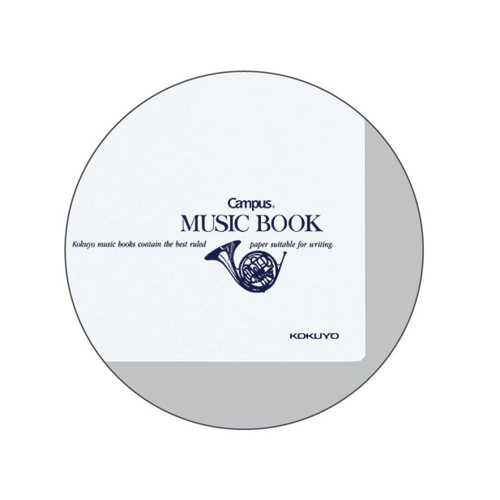 KOKUYO Campus Music Twin Ring 12 Staff Notebook, Notebook, Binding, A4, Lines, ON-T10
