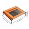 Elevated Pet Bed Mesh Ventilated Dog Cot Washable Resting Furniture for Small