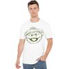 Sesame Street Unisex Adult Oscar The Grouch Mono T-Shirt