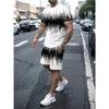 Fashion Resort Style Men's T-Shirt Short Sleeve Shorts Two-Piece Set Summer 3D Print