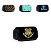 Harry Potter Pencil Case Cartoon Anime School Supplies Storage With Double Layer For Students