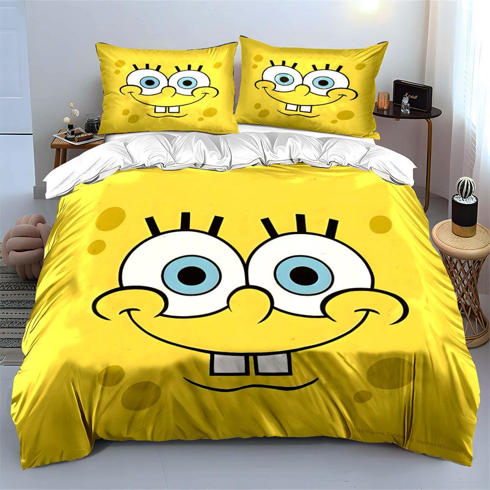 Yellow Face with Eyes. Bedding Sets Duvet Cover Sets Duvet Covers Pillowcases(1 * Duvet Cover 2 * Pillowcases, Without Duvet Insert)