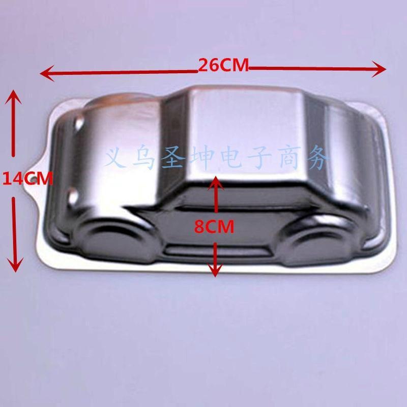 

1 Pcs DIY Creative Auto Car Cake Mold Aluminum Alloy 3D Shape Decor Kitchen Fondant Mould разноцветный