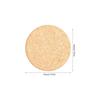 10pcs Cork Plant Coasters Round Flowerpot Pads Waterproof Non-Slip Garden Planter Mats Diy Cork Trays For Home Plants