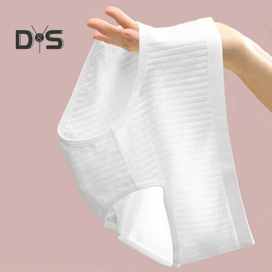1/5 stk Engangsunderbukser for kvinner Antiseptisk myk pustende høy elastisk midje sømløs postpartum forretningsreise reise menstruasjonsperiode