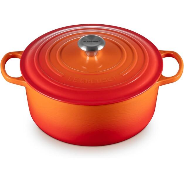 Жаровня Le Creuset Signature круглая 28 см духовка красная 6,7 л (21177280902430)