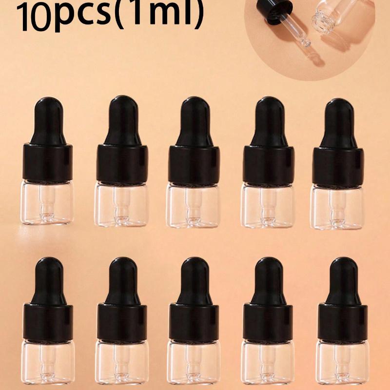 1ML Essential Oil Glass Dropper Empty Bottle Sample Bottle, With Glass Pipette Dropper, Used For Eye Dropper Essential