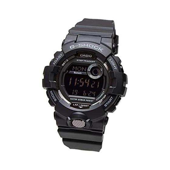 [G-Shock] CASIO Bluetooth Связь со смартфоном G-SQUAD GBD-800-1B Черные Мужские Часы Мужские Тренировка Занятия Фитнесом Умные Часы с Возможностью Звонка [Параллельный