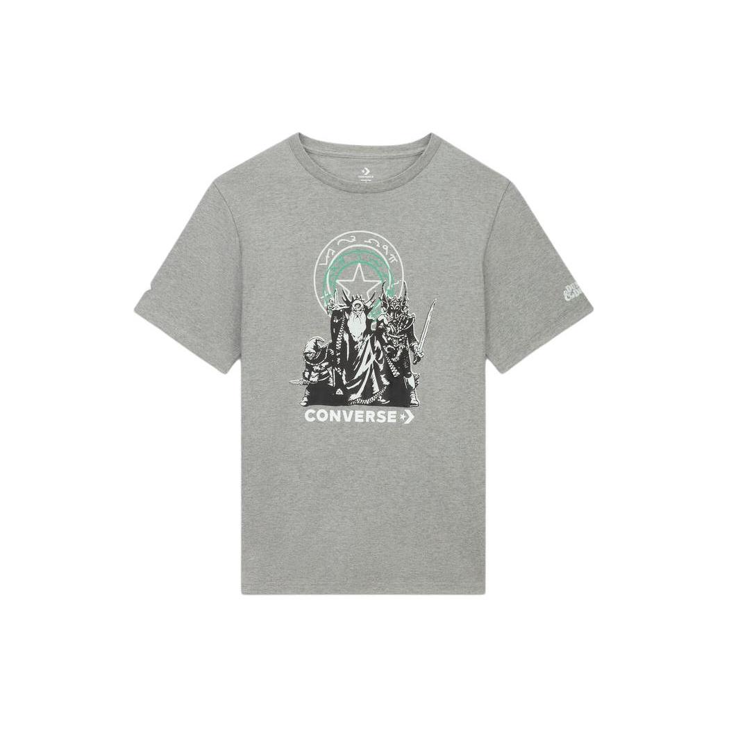 Converse x Dungeons & Dragons Character T-Shirt Asia Sizing Vintage Grey Heather Unisex 10027170-A01 XXL