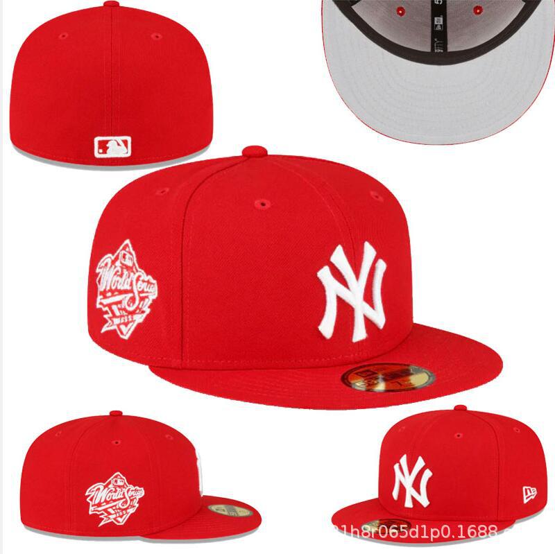 Baseball Fully Enclosed Baseball Cap, Non-Adjustable, Can Be Worn Upside Down, New Dense Embroidered American Hip-Hop Baseball League Size Cap