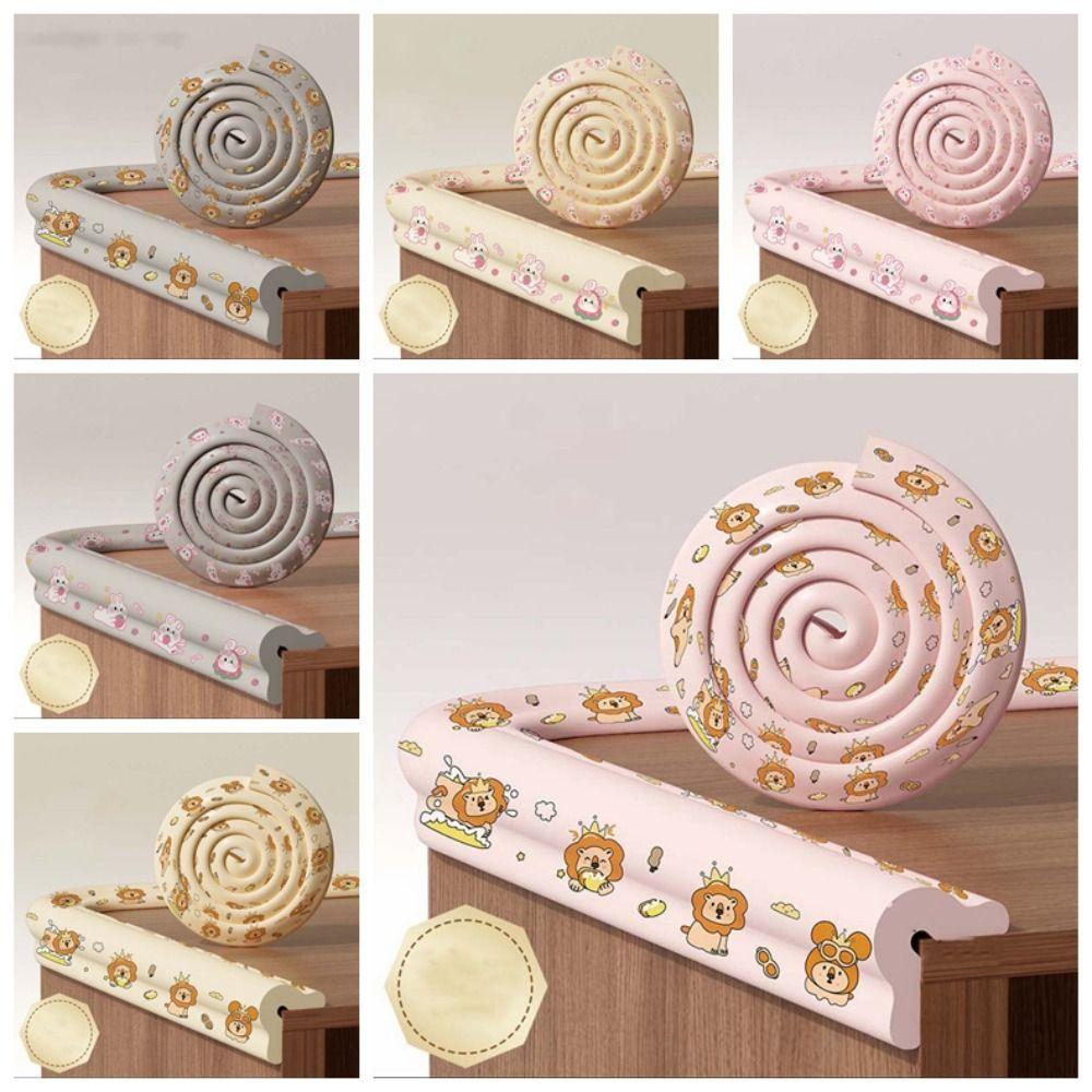 Cartoon Baby Anti-collision Strip Double-sided Tape Table Corner Protective Cover  Walls