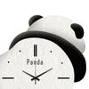 Panda Decor Silent Wall Clock Decorative Clock Adorable Battery Operated Room Mute Fashion Kitchen Wall Clocks Sweep Movement