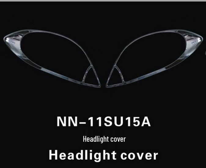 Sunny 11-16 Front Fog Light Frame & Headlight Cover Electroplated Parts
