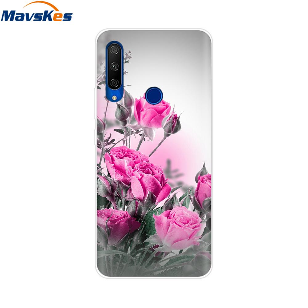 Painted Case For Alcatel 1S 2020 5028Y 5028D Case TPU Soft Silicone Cover Funda For Alcatel 1S 2020 Case Cover Etui Bumper Coque