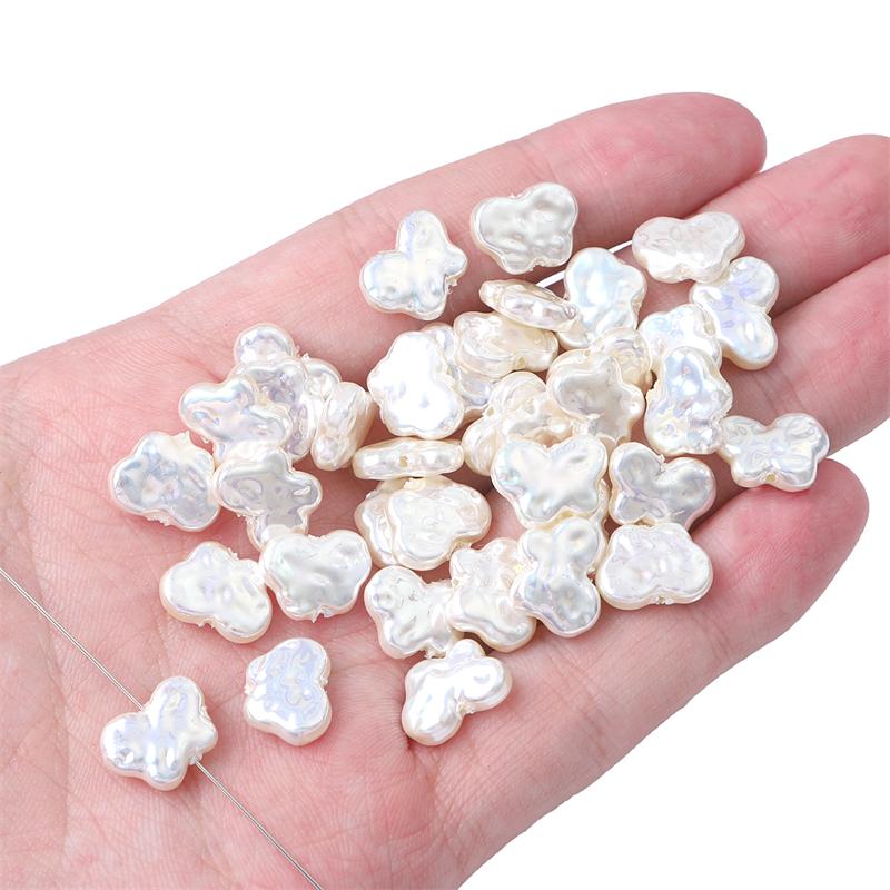 

2 шт./пакет в стиле барокко, АБС-пластик, жемчужные бусины, подвеска-подвеска для DIY, аксессуары для изготовления ювелирных изделий 9x12mm 2pcs