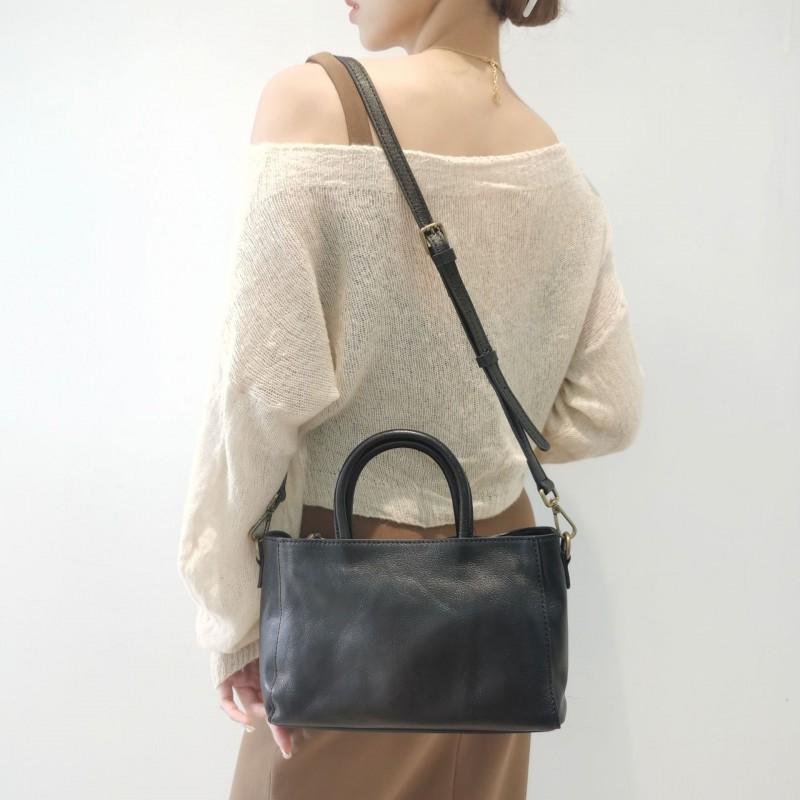 Vegetable Tanned Leather Women's Bag New Simple All-matching Genuine Handbag Commuting Tote Single Shoulder Diagonal