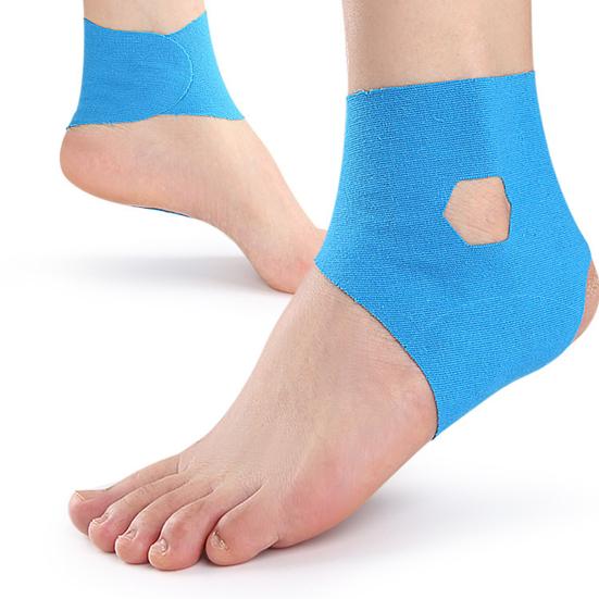 Precut Kinesiology Tape for Ankle Cotton Waterproof Breathable Elastic Athletic Tape for Pain Relief Ankle Sprain Ligament Support