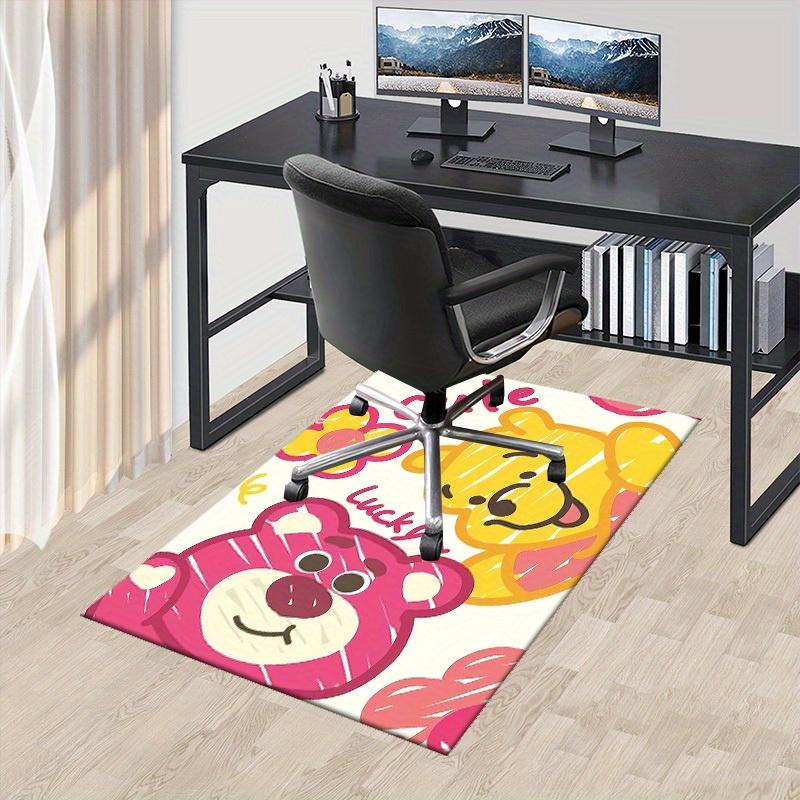 1pc, Cute Lucky Cartoon Bear Rug - Perfect for Home Decor, Office Carpet, Chair Cover, Outdoor Use, and Gift IdeasP189