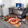 Custom Name Christmas Printed Carpet, for Office Chair Living Room Bedroom Kitchen Room Decor Gifts.