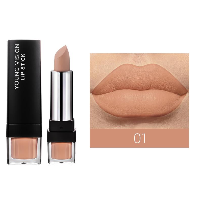 Matt Matt 12-farbiger Einzellippenstift Samtlippenstift, der nicht leicht an der Tasse klebt