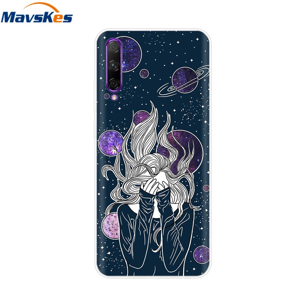 For Huawei P Smart Pro Case Cute Candy Painted Cover Soft Silicone Phone Case For Huawei P Smart Pro 2019 Cover Coque Bumper