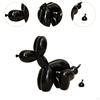 Balloon Dog Statue Cute Resin Craft Desktop Ornament for Office Bedroom Cafe White