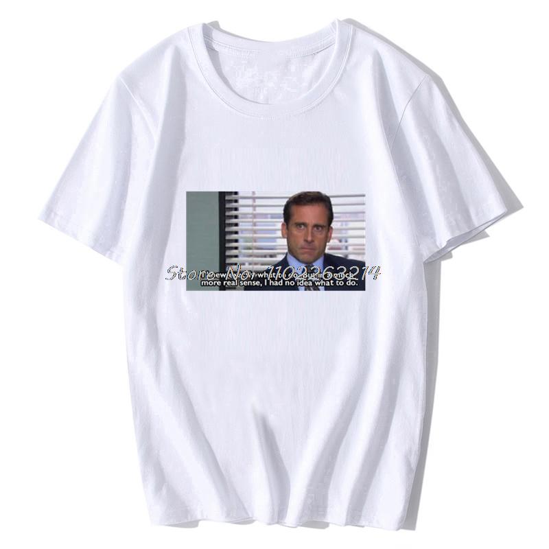 Tricou Omaggio Michael Scott The Office Bărbați Tricou Noutate Tv Dwight SchruteJim Halpert Tricouri Bumbac