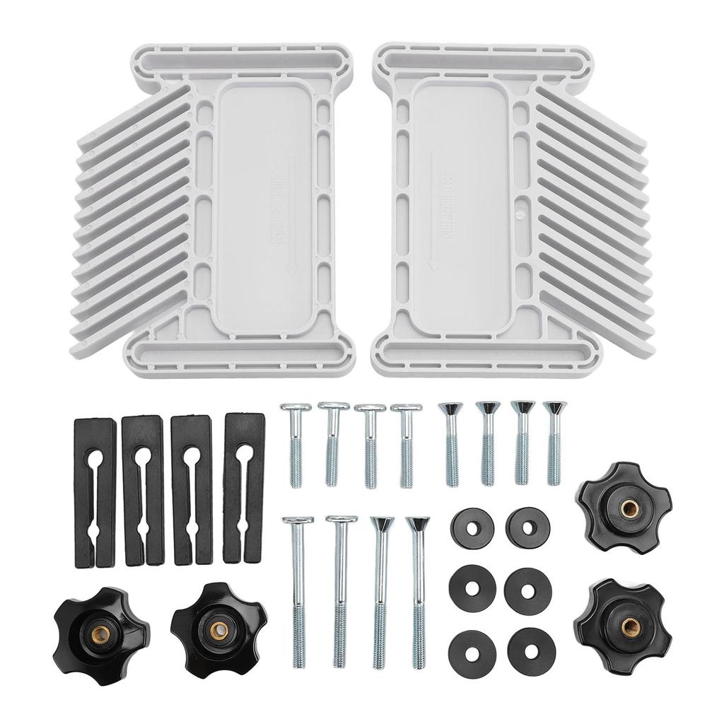 Placă cu pene reglabilă ABS Stivuibilă Placă cu pene cu fante mitrale Canal mitru Fante T Canal T pentru