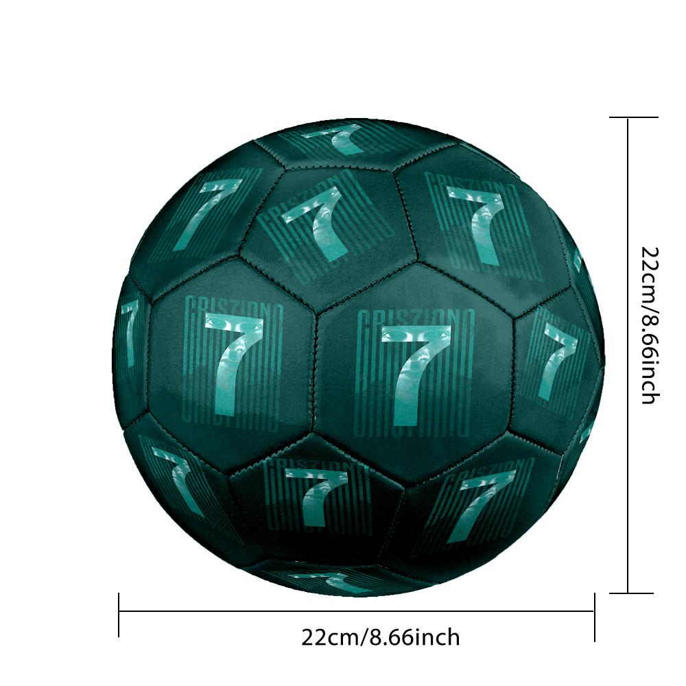 Ronaldo's Portugal Celebration Size 5 Football Machine Sewn Indoor/Outdoor Training and Matches Soccer Accessory