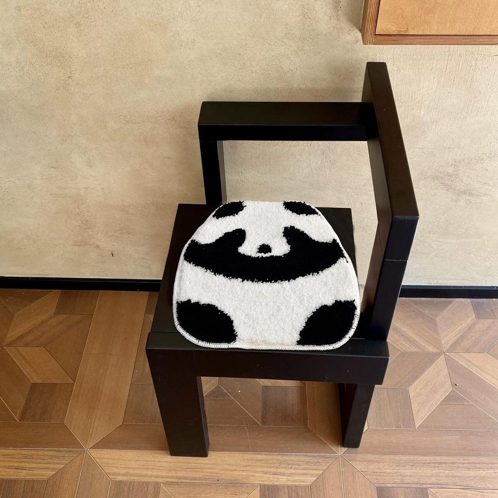 Cute Winter Flocking Plush Seat Cushion – Non-Slip, Thickened, Tufted Office Chair Pad