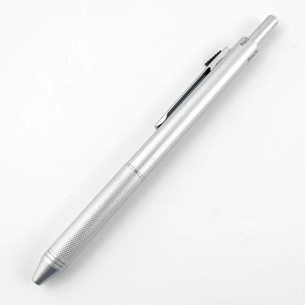 Stylo Métallique Multifonction à Capteur de Gravité: Stylo à bille Rouge, Noir, Bleu + Stylo Mécanique, Stylo Multi-Couleurs Affaires 4-en-1