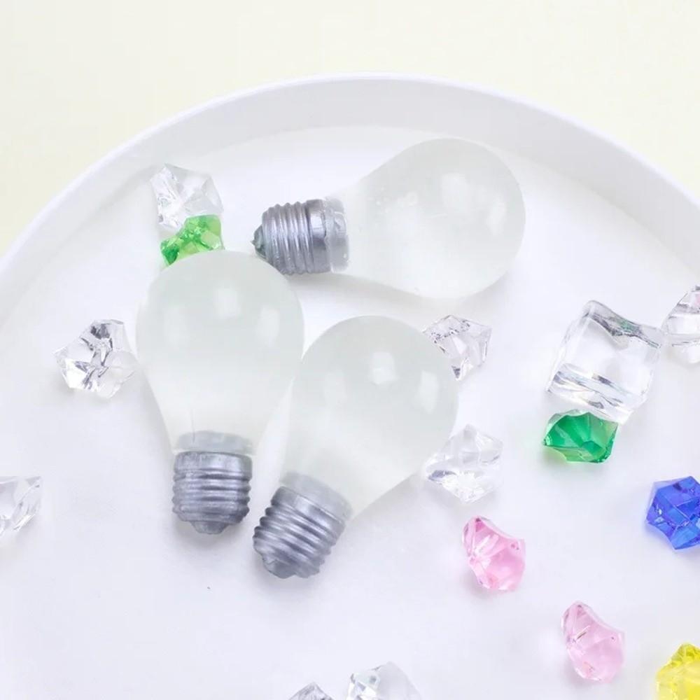 Luminous Fluorescent Light Bulb Squeeze Toy Slow Rebound Glowing Light Bulb Pinch Toy Stress Relief Sensory Fidget Toy