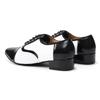 Black&White Leather Men Modern Dance Shoes Soft Soled Boy Adult Tango Salsa Latin Ballroom Dancing Shoes Heel 2.5cm