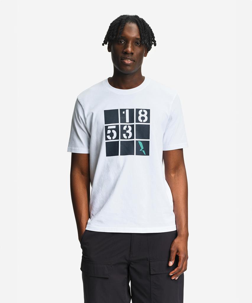 Aigle Men'S Aigle 1853 Graphic Cotton T-Shirt Ais26Mtsh003Bla