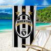 Ultra miękki ręcznik plażowy z motywem klubu piłkarskiego Juventus, Idealny na basen - Kemping, Nurkowanie - Doskonały towarzysz podróży, Żywy ręcznik plażowy.