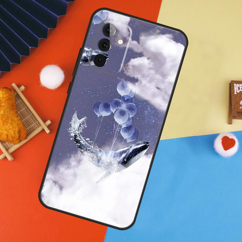 Flying Whale Magical Case For Samsung Galaxy A54 A34 A14 A55 A35 A33 A53 A13 A23 A17 A06 A16 A56 A36 A52 A32 A15