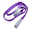 Bestselling CE Certified 12 Tons 2-Ply Flat Ribbon Webbing Sling High Quality Polyester Lifting Strap Eye & Eye Style Choker End