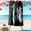 Naruto Kakashi Print Beach Towel, Large Soft Quick Dry Towel for Beach Camping Swimming