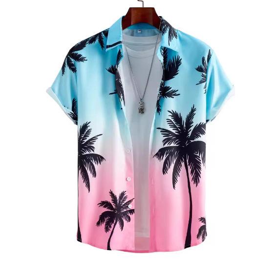 3D Koeienprint Heren Korte Mouw Zomer Zomer Heren Casual Shirt Buiten Straatmode Heren Korte Mouw