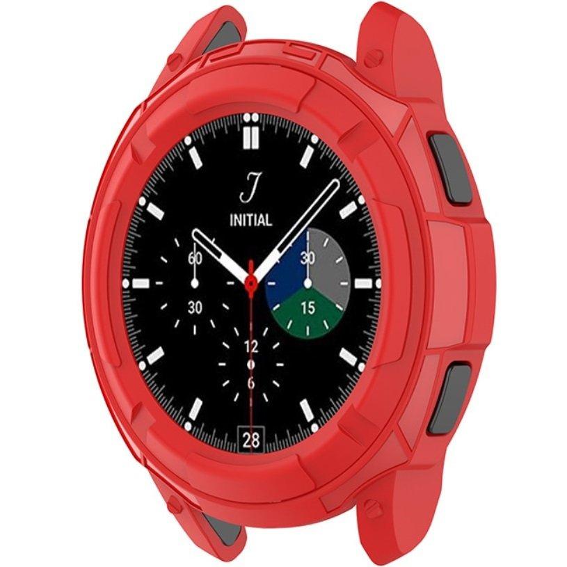 Case with bezel ring for Samsung Galaxy Watch4 Classic 46mm, Red