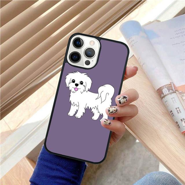 Maltese Dog Puppy Cute Coque Shell For iPhone 17 Air 15 16 Pro Max 14 13 12 11 Pro Max Plus Phone Case Cover