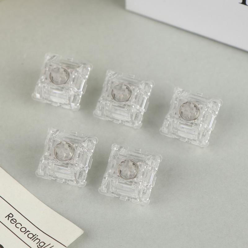 New UR Ice Magnetic Ultra Switch Linear For Magnetic Mechanical Keyboard 22mm Spring 35gf 700Gs RGB Transparent Switch Factory L